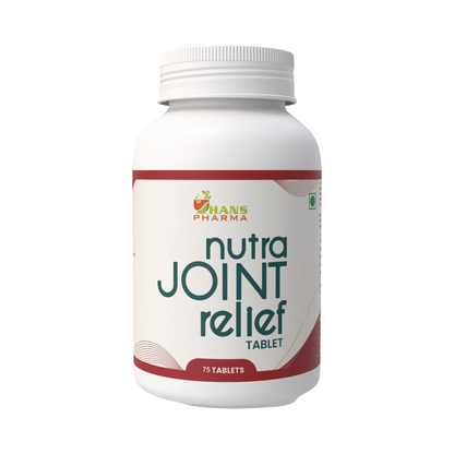 Hans Pharma Nutra Joint Relief Tablets, Natural Joint Pain Relief |Bone & Joint Wellness | Reduces pain and inflammation | 90 Tablets