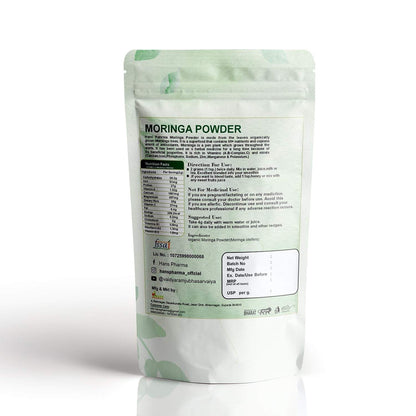 Hans Pharma Moringa Leaves Powder 100g – Natural Superfood for Energy, Immunity & Detox